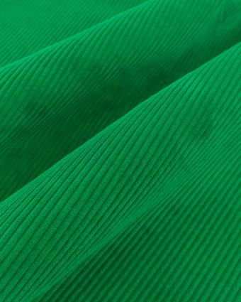 Velours Côtelé Ameublement Belém Basilic - Mercerine