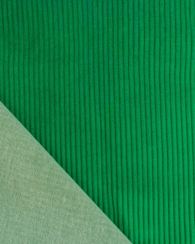 Velours Côtelé Ameublement Belém Basilic - Mercerine