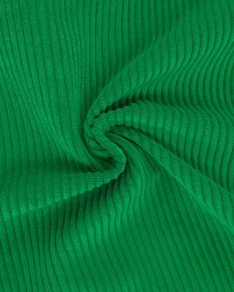 Velours Côtelé Ameublement Belém Basilic - Mercerine