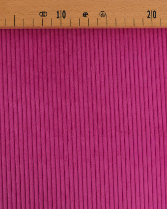 Velours Côtelé Ameublement Belém Fuchsia - Mercerine