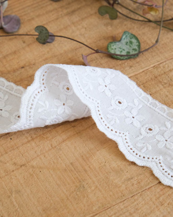 Galon Broderie Anglaise Kate - Mercerine