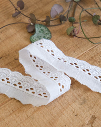 Galon Broderie Anglaise Grace  - Mercerine