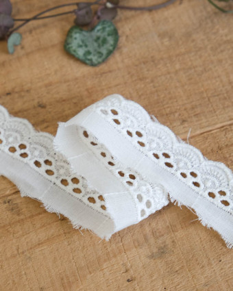Galon Broderie Anglaise Grace  - Mercerine