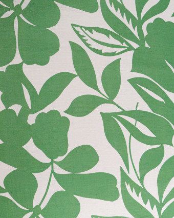 Viscose Mélangée Imprimé Thaia Vert - Mercerine