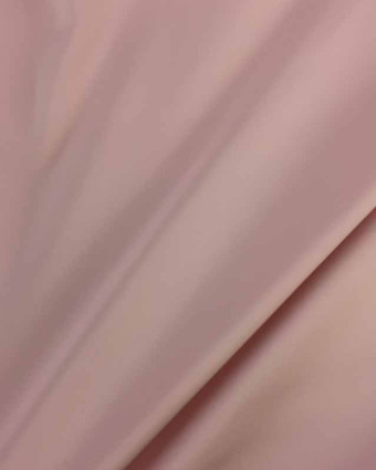 Coupon - Tissu satin léger rose poudré Lina x10cm