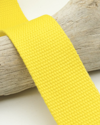 Sangle Coton Jaune - Mercerine