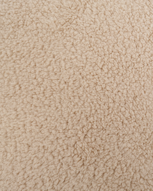 Tissu Sherpa Uni Beige - Mercerine