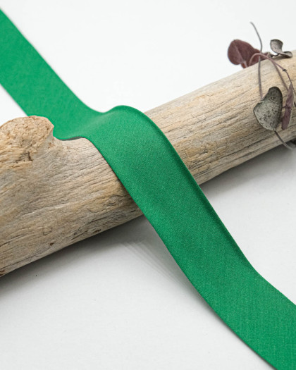 Biais Uni 100% Coton Vert Gazon - Mercerine