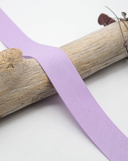 Biais Uni 100% Coton Lilas - Mercerine