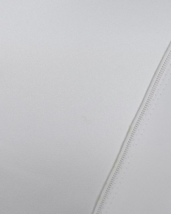 Tissu Satin brillant au mètre blanc chaud Adele - Mercerine
