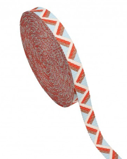 Sangle Aztèque Multicolore - 25mm - Mercerine