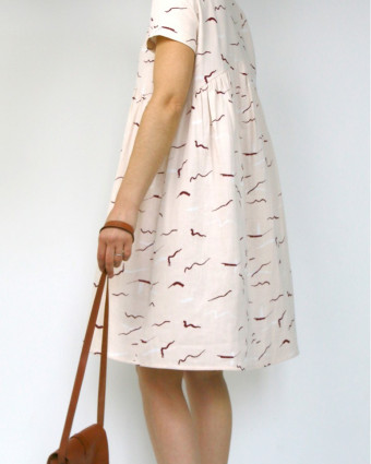 VIREVOLTE -patron de couture -blouse et robe - Atelier Scammit - Mercerine