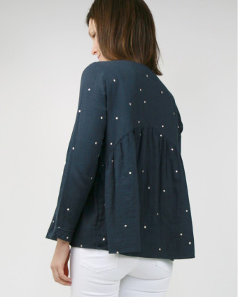 VIREVOLTE -patron de couture -blouse et robe - Atelier Scammit - Mercerine