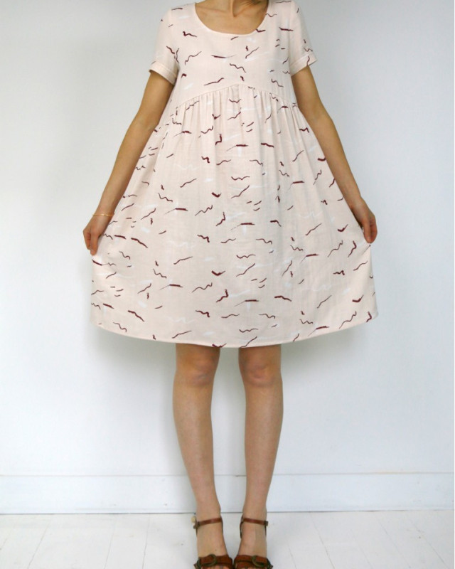 VIREVOLTE -patron de couture -blouse et robe - Atelier Scammit - Mercerine