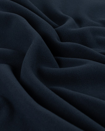 Tissu Polaire Bicolore Navy Bleu Roi - Mercerine