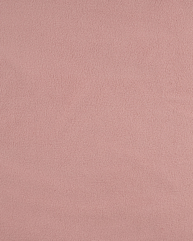 Tissu Polaire Bicolore Navy Rose Poudré - Mercerine