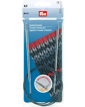 Aiguille circulaire à tricoter - Taille 4 - Prym - Mercerine - Mercerie