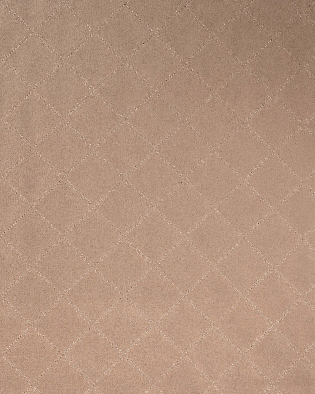 Tissu Suédine Matelassé Champagne - Mercerine