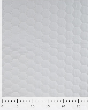 Tissu Matelassé Coton Uni Ecru - Mercerine