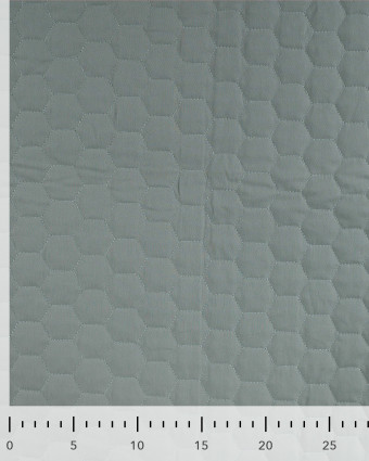 Tissu Matelassé Coton Uni Vert Sauge - Mercerine