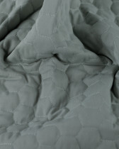 Tissu Matelassé Coton Uni Sauge