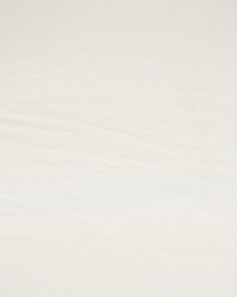 Tissu au mètre : Tissu satiné blanc crème - Mercerine