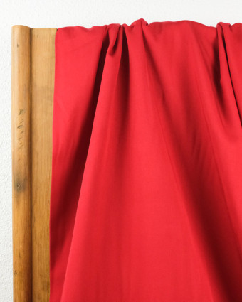 Tissu viscose Rouge - Mercerine
