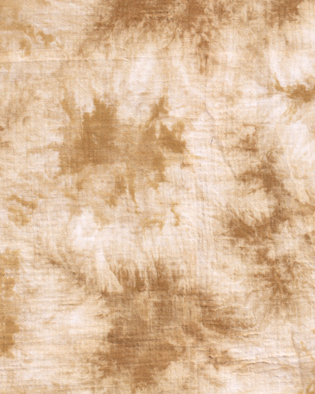 Tissu au mètre : Double Gaze Coton Tie And Die Beige - Mercerine