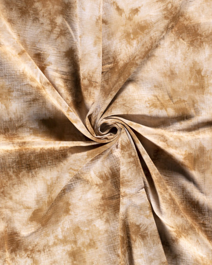 Double Gaze Coton Tie And Die Beige - 10cm