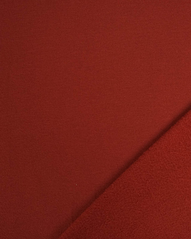 Tissu Molleton Terracotta - Mercerine