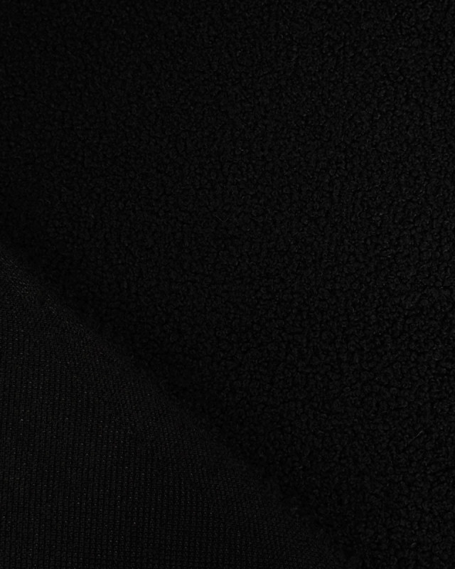 Tissu Bouclette Noir - Mercerine