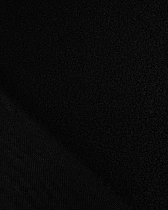 Tissu Bouclette Noir - Mercerine