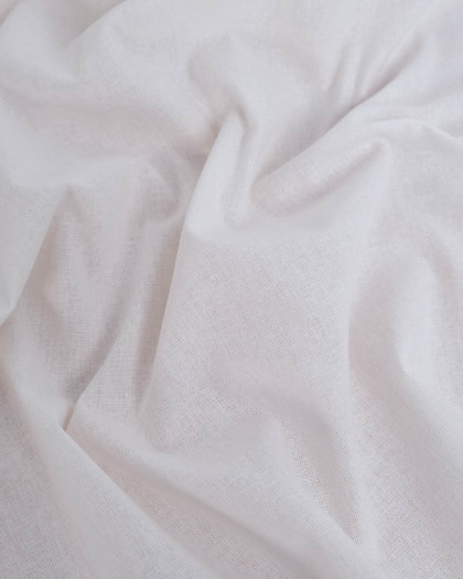 Tissu Coton Blanc Antoinette - Mercerine