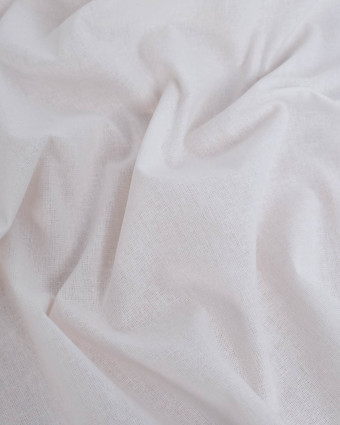 Tissu Coton Blanc Antoinette - Mercerine