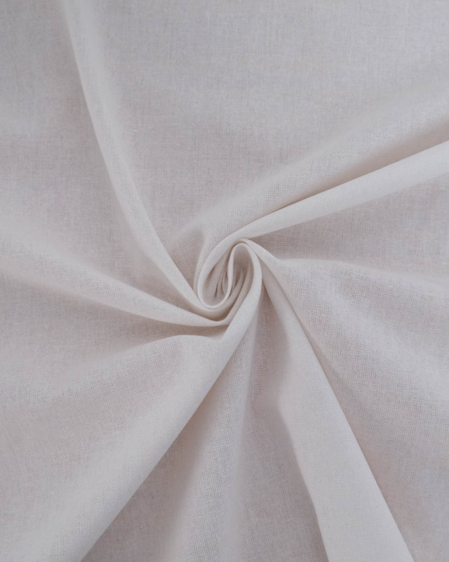 Tissu Coton Blanc Taiko - Mercerine
