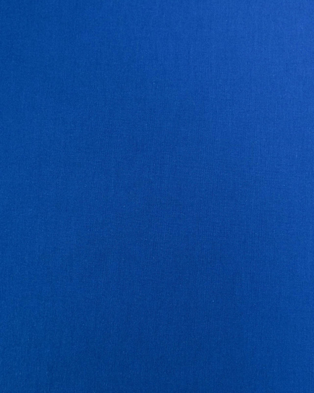 Tissu Coton Uni Bleu France - Mercerine