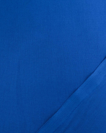 Tissu Coton Uni Bleu France - Mercerine