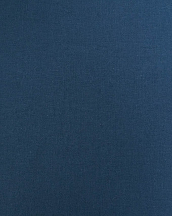 Tissu Coton Uni Bleu Indigo Antoine  - Mercerine