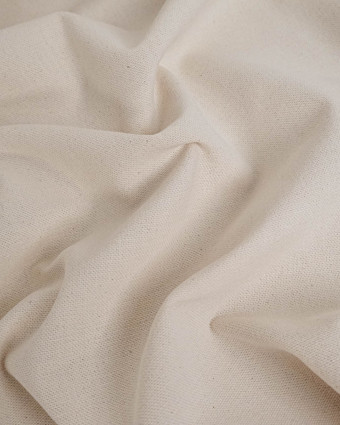 Toile de Coton Ecru Moucheté Vintage - Mercerine