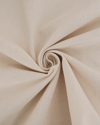 Toile de Coton Epaisse Ecru Moucheté - Mercerine
