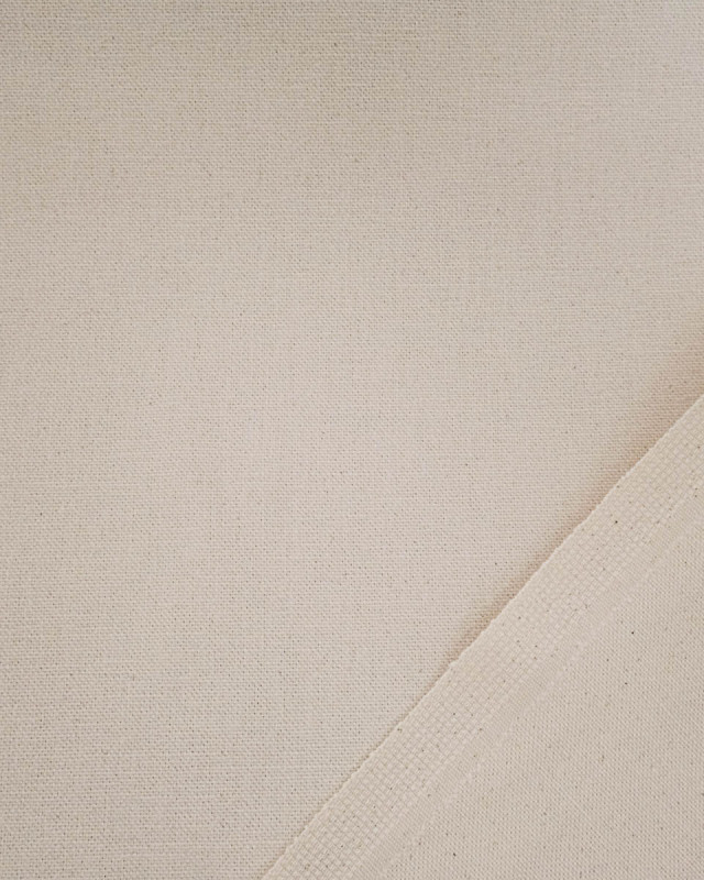 Toile de Coton Epaisse Ecru Moucheté - Mercerine