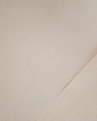 Toile de Coton Epaisse Ecru Moucheté - Mercerine