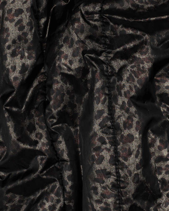 Tissu Matelassé Motif Léopard Shiny  - Mercerine