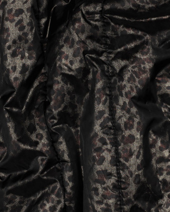 Tissu Matelassé Motif Léopard Shiny  - Mercerine