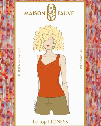 Patron Top LIONESS - Maison Fauve | Mercerine