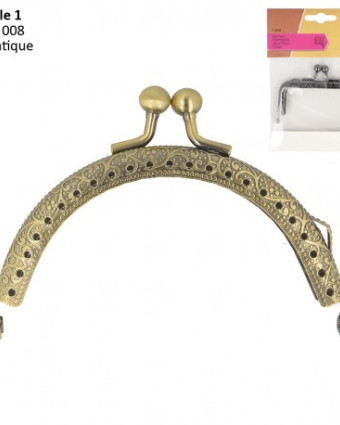 Anse de Sac en Métal - Or Antique - 206x160mm - Mercerine