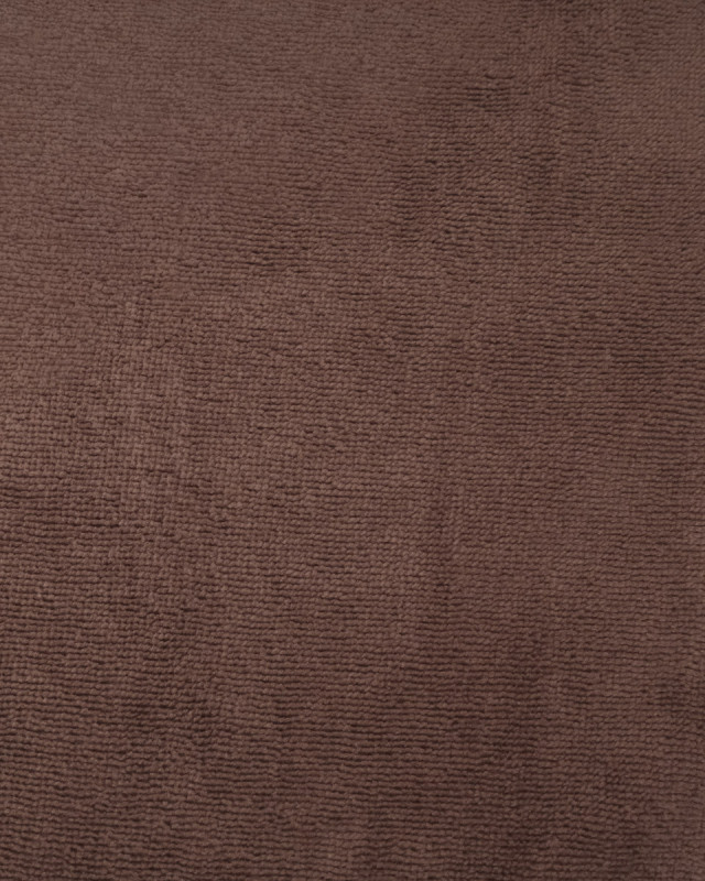 Tissu Eponge Bambou Chocolat Lou - Mercerine