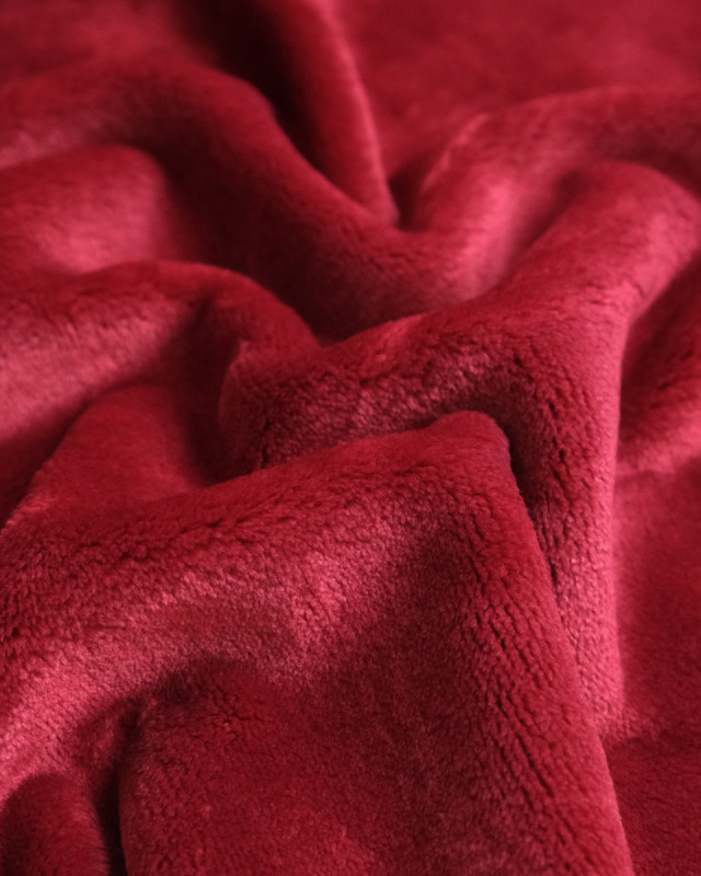 Doudou Epais Bordeaux Oeko-Tex - Mercerine
