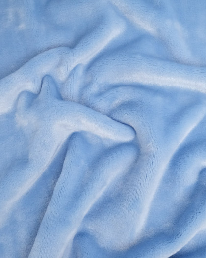 Doudou Epais Bleu Ciel Oeko-Tex - Mercerine