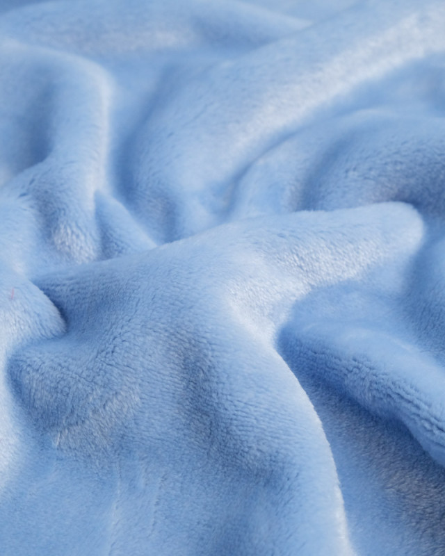 Doudou Epais Bleu Ciel Oeko-Tex - Mercerine